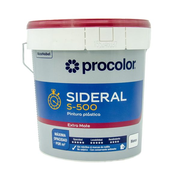Pintura Plástica Procolor Sideral 500 Blanco