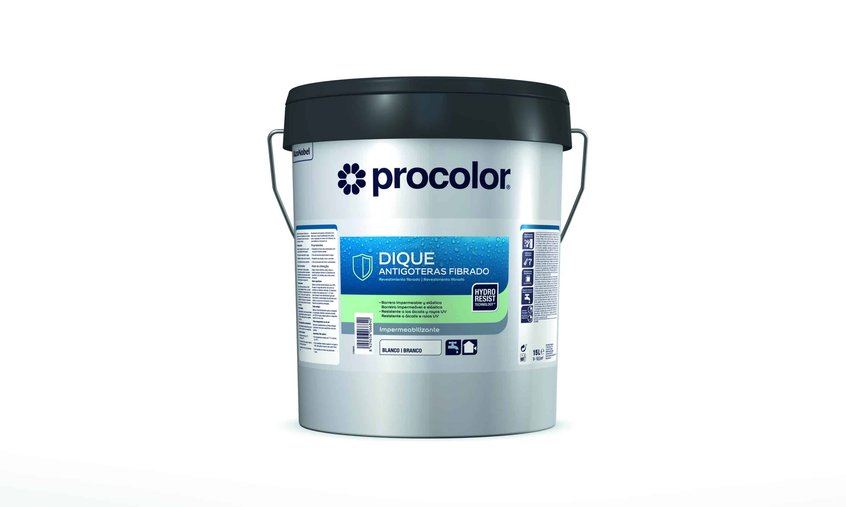 Pintura Impermeabilizante Fibrado Procolor Dique