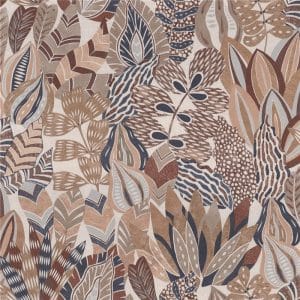 Papel Pintado Casamance Alfabia Acajou/Taupe 76691630