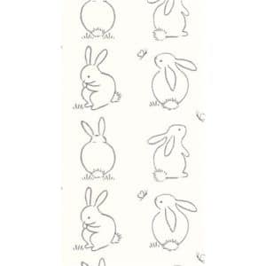 Papel Pintado Casadeco Funny Bunny Noir Graphite 88389050