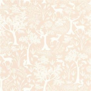 Papel Pintado Casadeco Poetic Forest Rose Nude 88264232