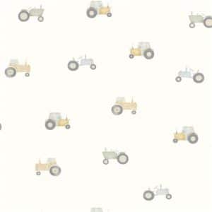 Papel Pintado Casadeco Vintage Tractor Naturel 88361974