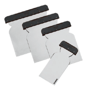 Juego de Espatulas Zenko Carrocero Inox 4 Unidades