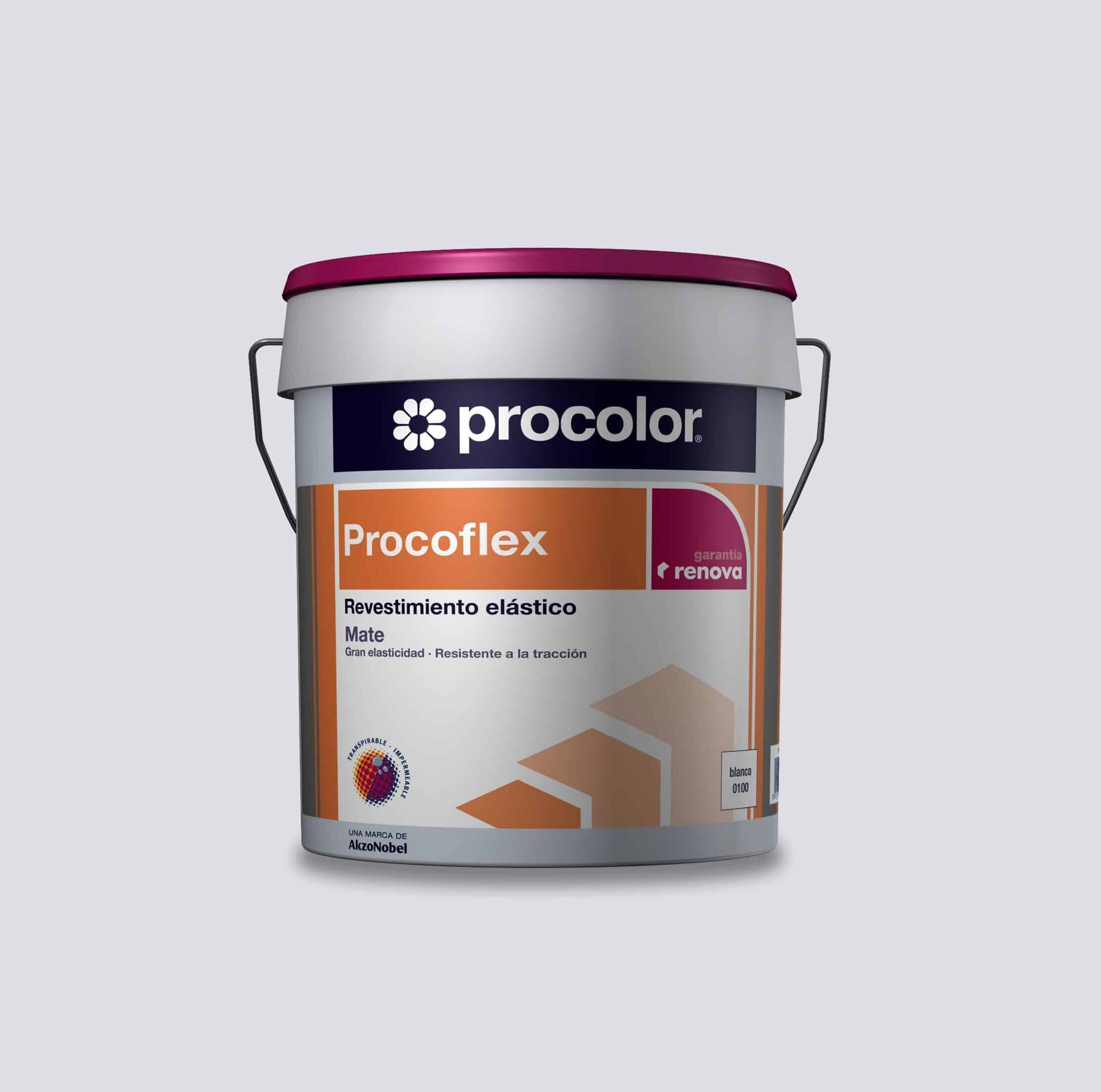 Revestimiento Elástico Procolor Procoflex SE Mate Liso Blanco Base BB