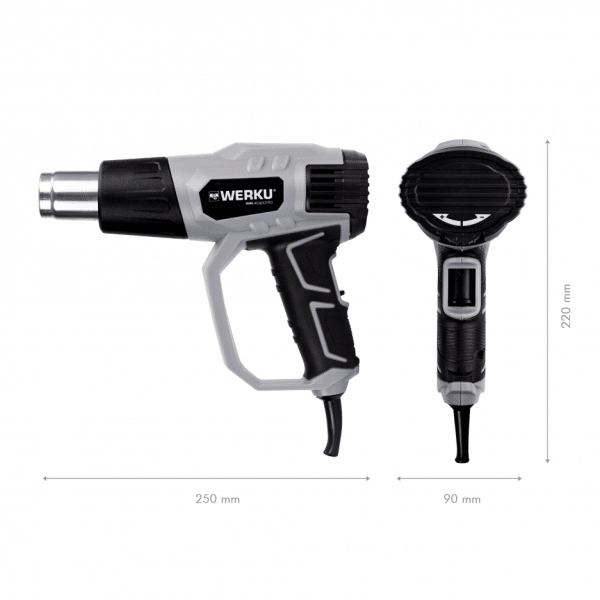 Decapador Electrico Werku 600º 2000 W - Imagen 3