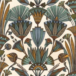 Papel Pintado Casamance Denderah Blanc Multico 76130202